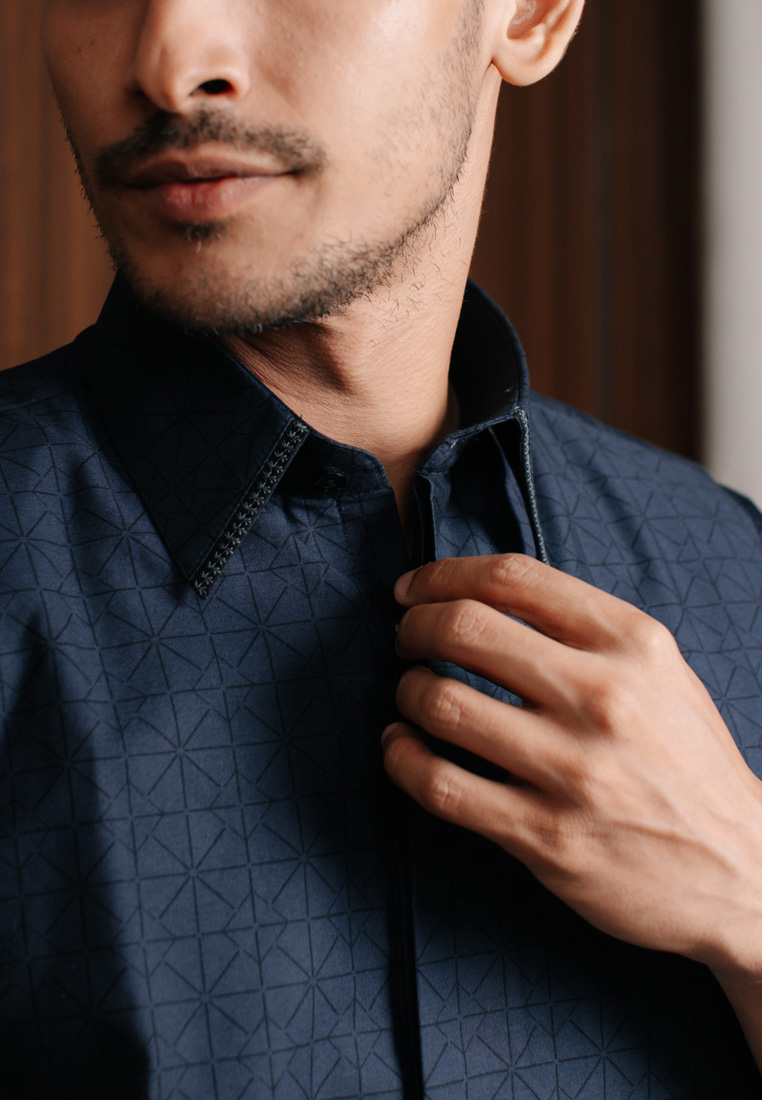 Hadinata Embroidery Batik Kemeja Pendek Rayden Ranita-1